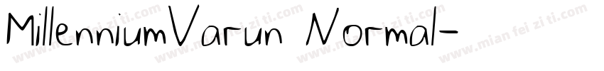 MillenniumVarun Normal字体转换
